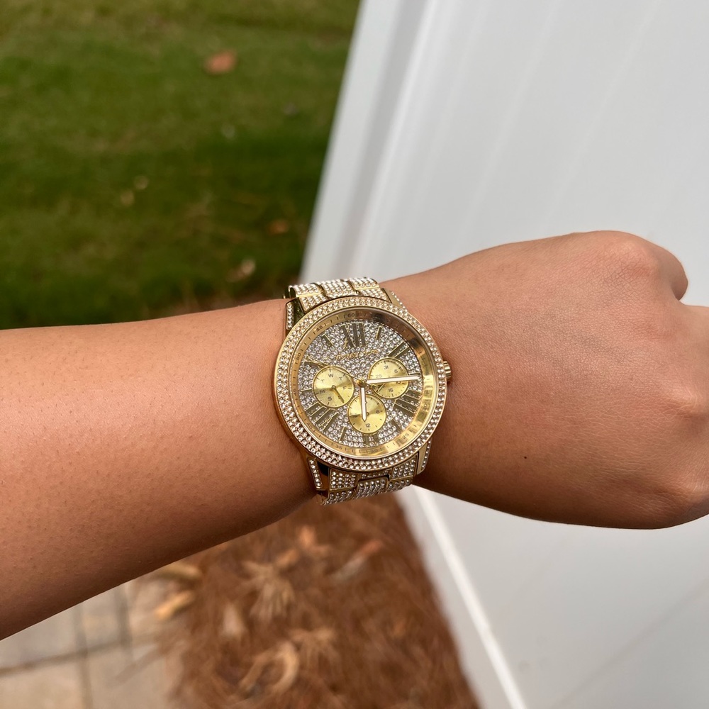 Michael Kors Gold Ritz Watch - Picture 2 of 14